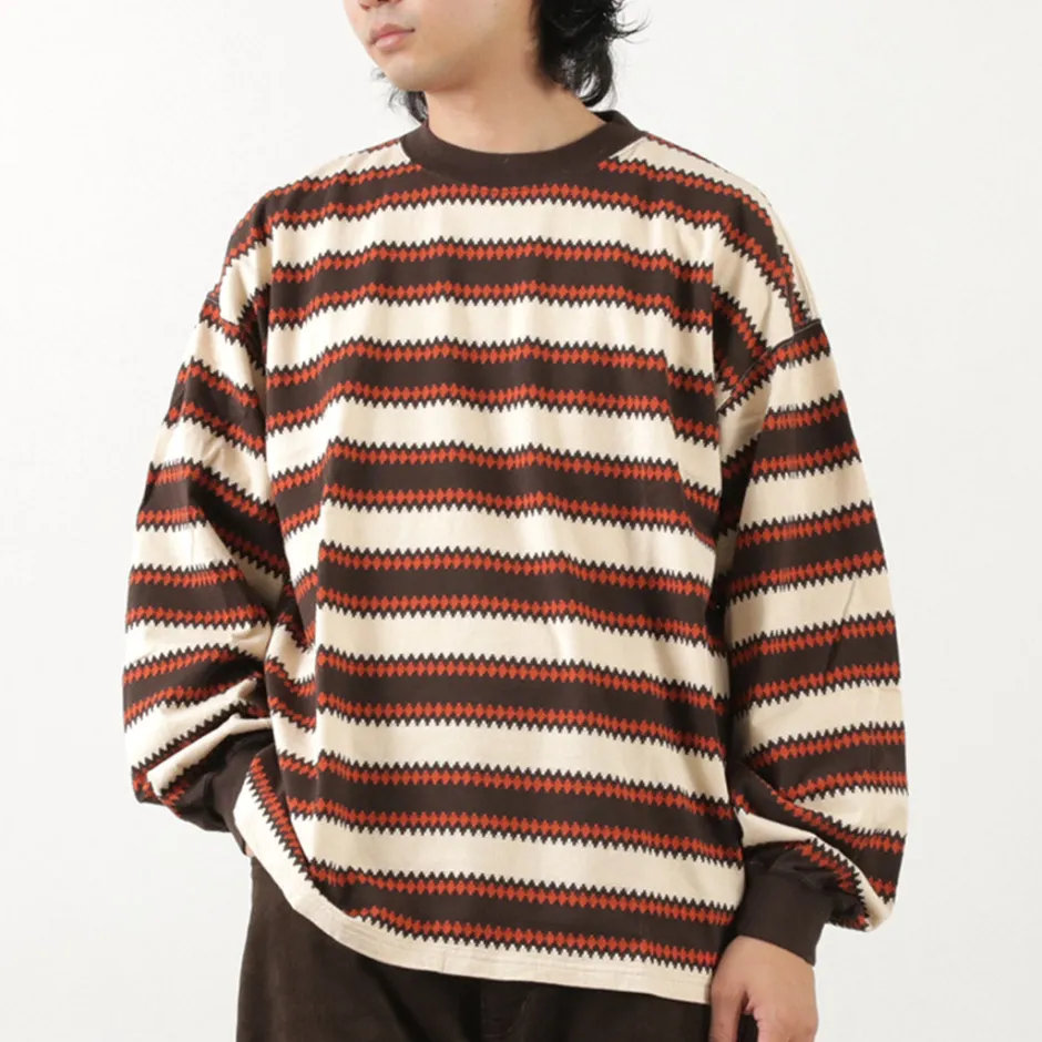 T-Shirts^REMI RELIEF / Native Striped Long Tee