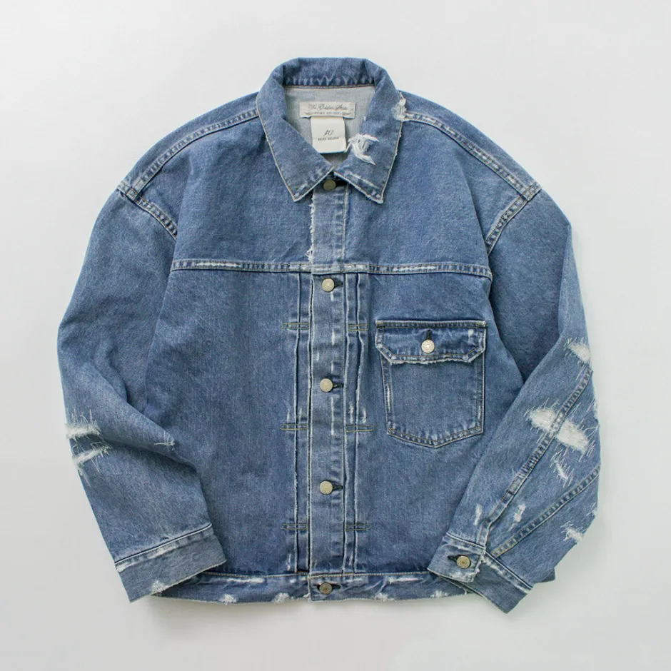 Jackets^REMI RELIEF / 14OZ DENIM 1st JKT (repaired) blue