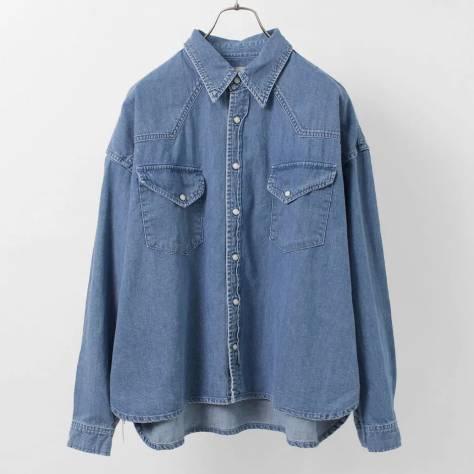 Shirts^REMI RELIEF / SHORT DENIM WESTERN SHIRT