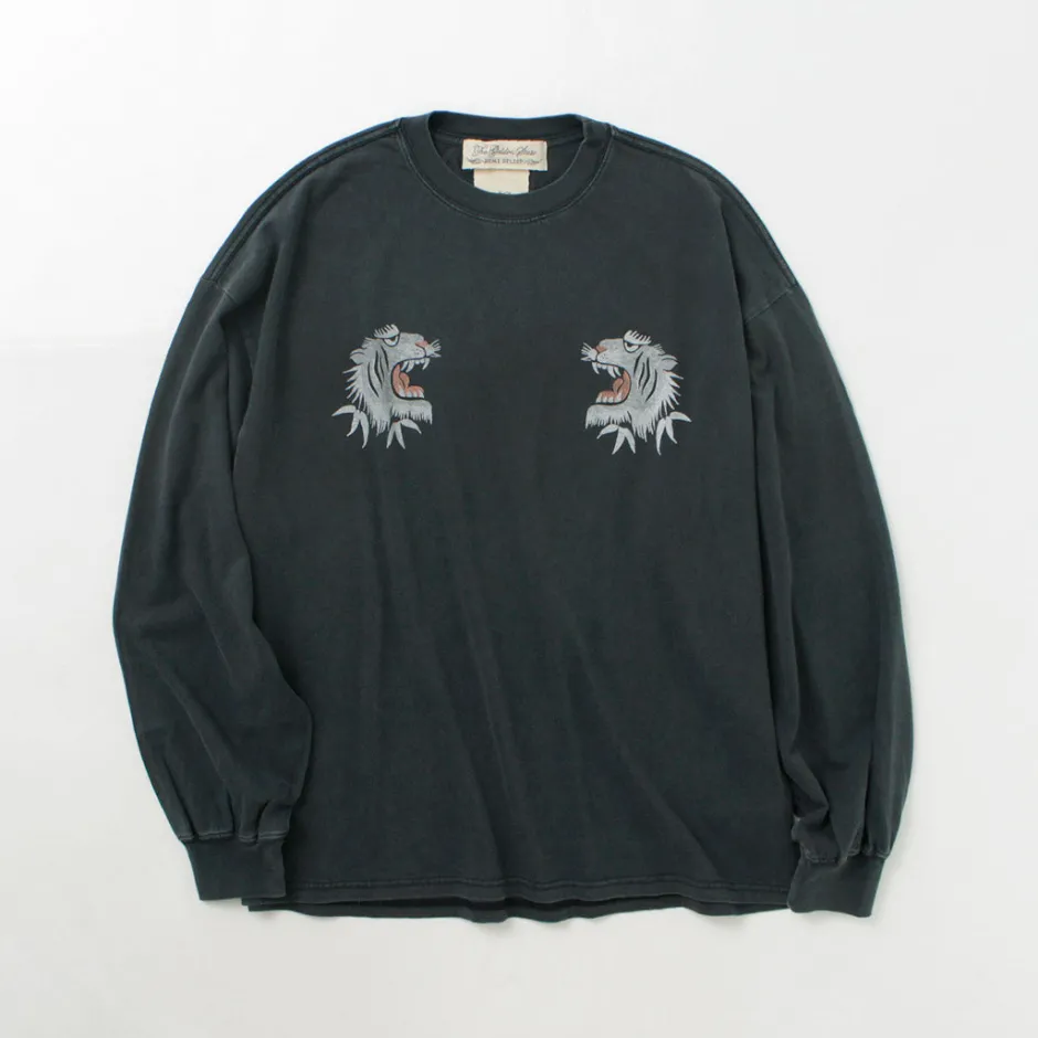 T-Shirts^REMI RELIEF / Special Order HARD Special Processing 20 Jersey Long Sleeve T-Shirt (Tiger Pattern)