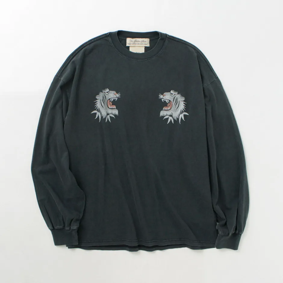 T-Shirts^REMI RELIEF / Special Order HARD Special Processing 20 Jersey Long Sleeve T-Shirt (Tiger Pattern)
