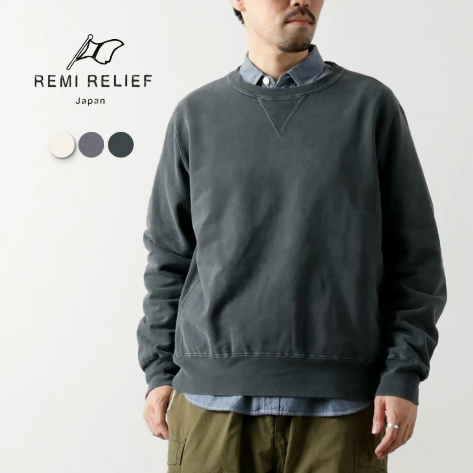 Sweatshirts^REMI RELIEF / SP-Finished Pile Crew (Solid Color)