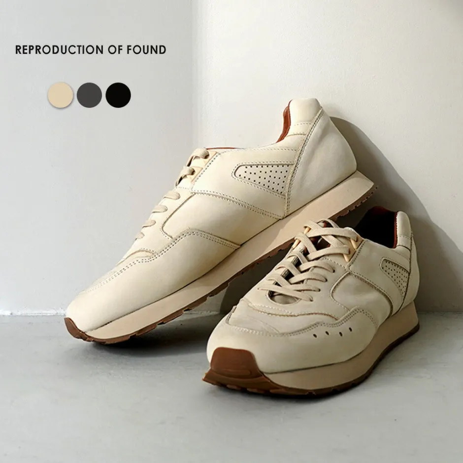 Sneakers^REPRODUCTION OF FOUND / French Trainers Italian Nubuck Leather