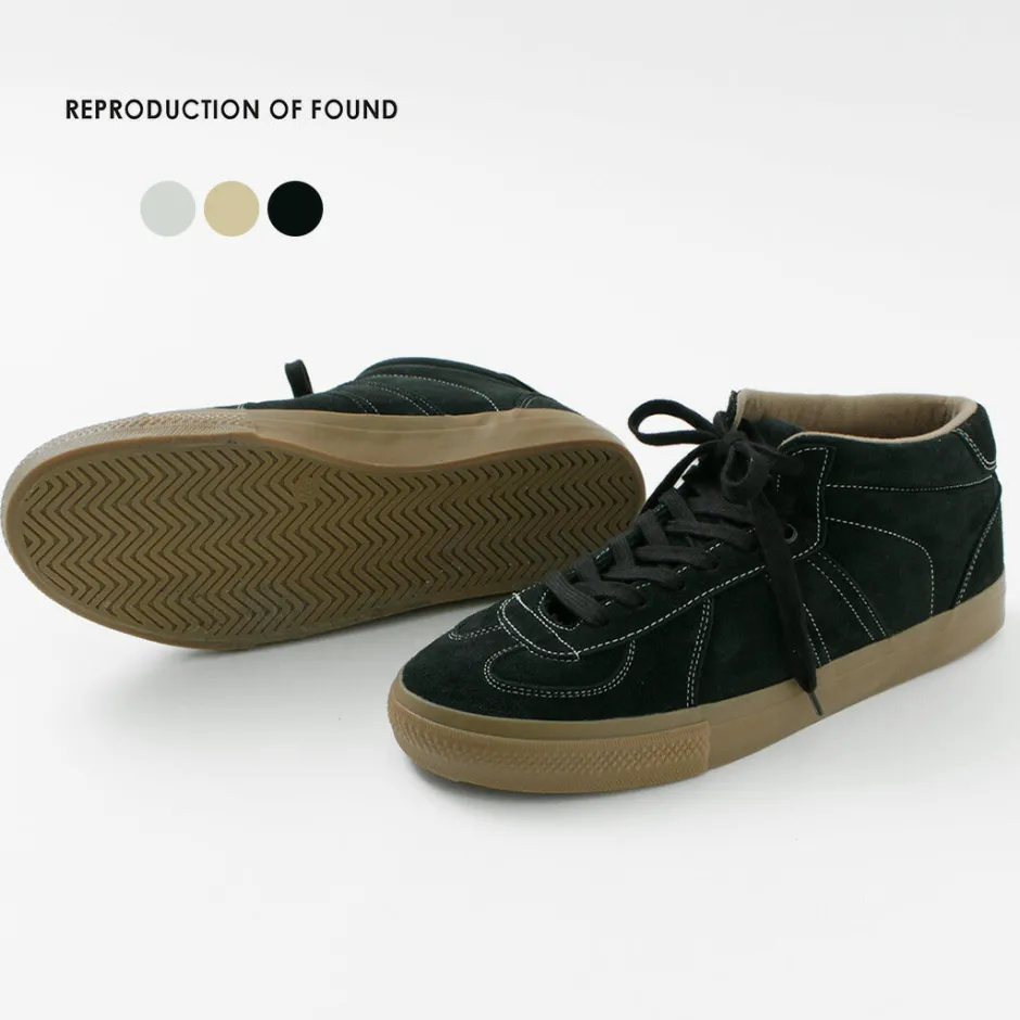 Sneakers^REPRODUCTION OF FOUND / German military trainers half cut shrink leather Sneaker