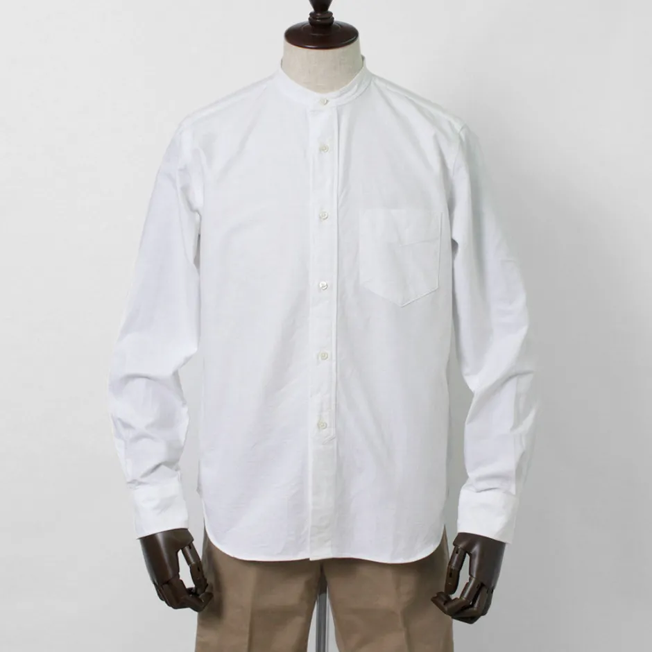 Shirts^ROCOCO / American Ox Band Collar Shirt