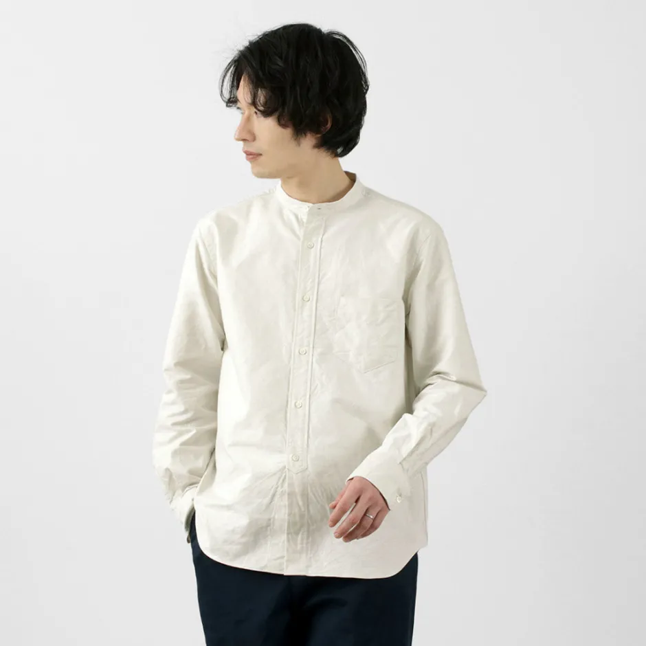 Shirts^ROCOCO / American Ox Band Collar Shirt