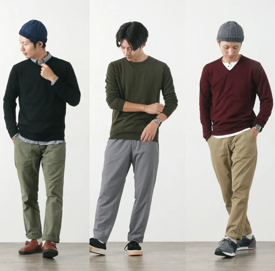 Knits^ROCOCO / Italian Extra Fine Merino Wool 14GG High Gauge Knits