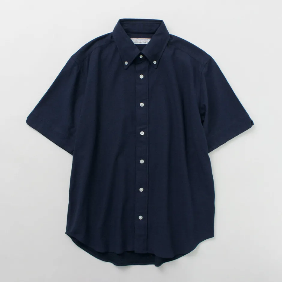 Shirts^ROCOCO / Pique Short Sleeve Button Down Shirt