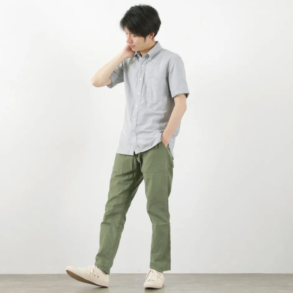 Shirts^ROCOCO / Premium Oxford Short Sleeve Button Down Shirt