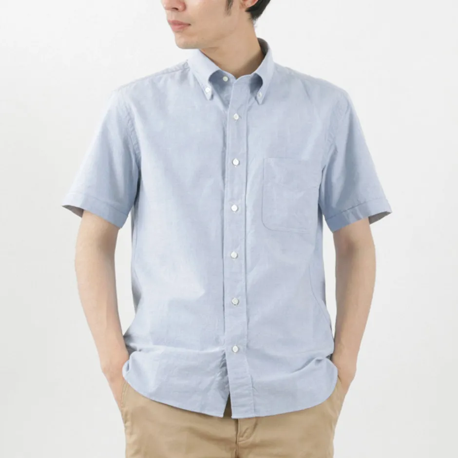 Shirts^ROCOCO / Premium Oxford Short Sleeve Button Down Shirt