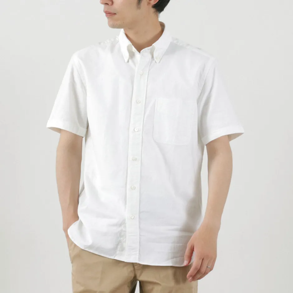Shirts^ROCOCO / Premium Oxford Short Sleeve Button Down Shirt