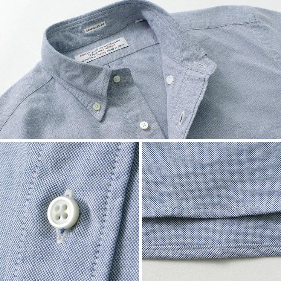 Shirts^ROCOCO / Premium Oxford Short Sleeve Button Down Shirt