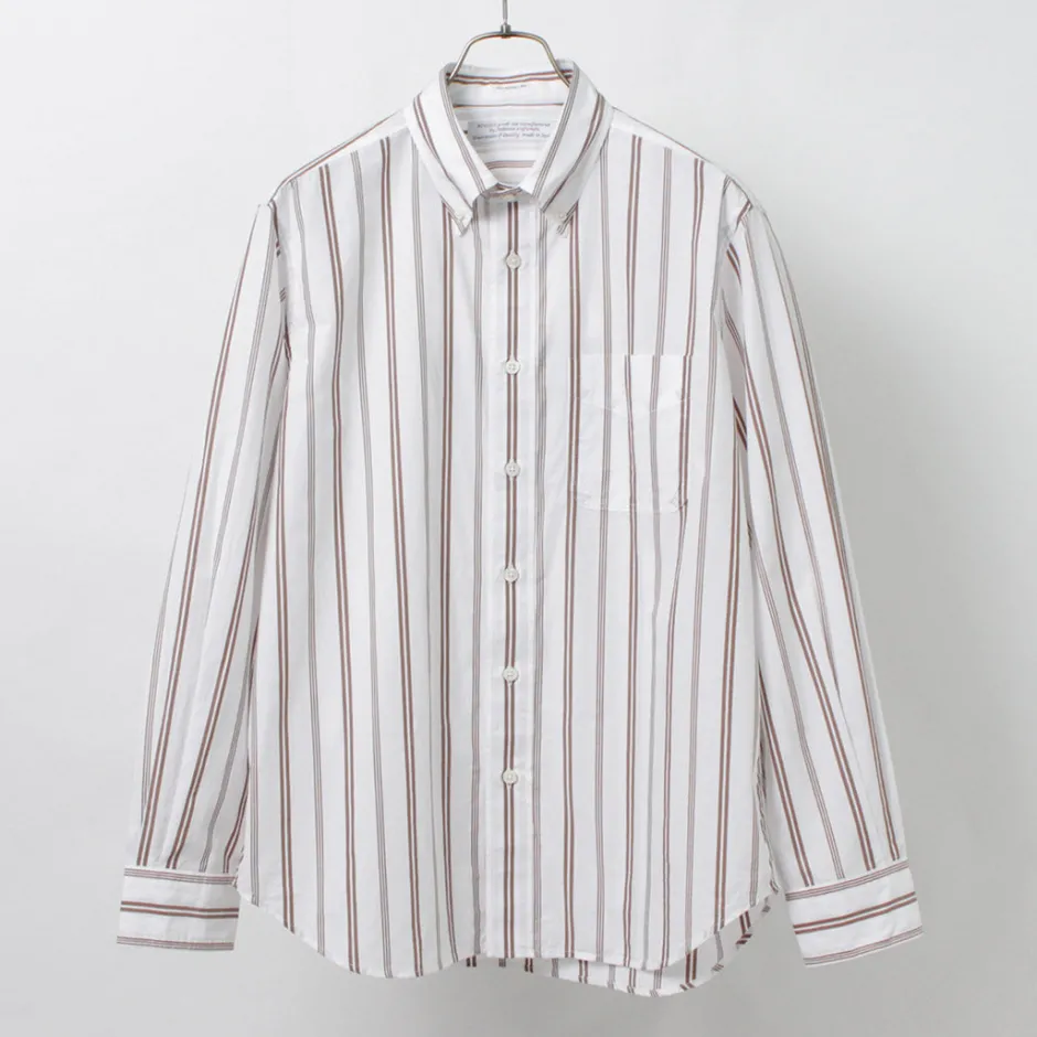 Shirts^ROCOCO / Random Stripe Button Down Shirt Classic Fit