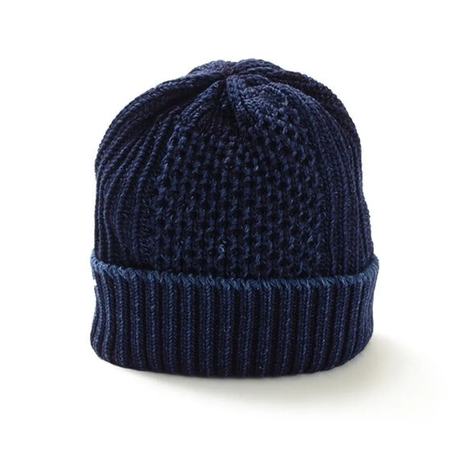 Hats^ROTOTO / Aran Cable Indigo Wax Cap