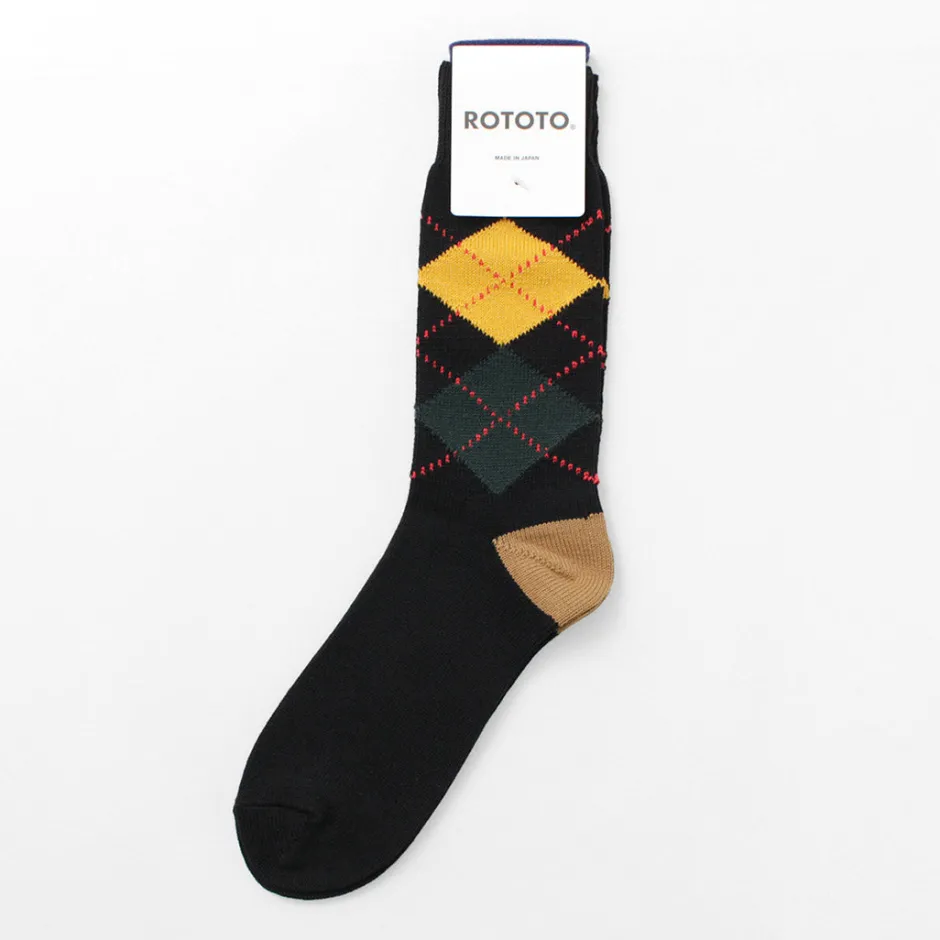 Socks^ROTOTO / Argyle Crew Socks