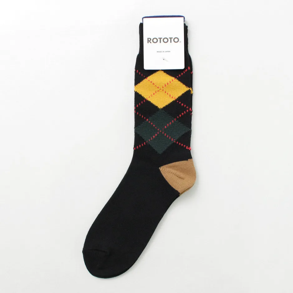 Socks^ROTOTO / Argyle Crew Socks