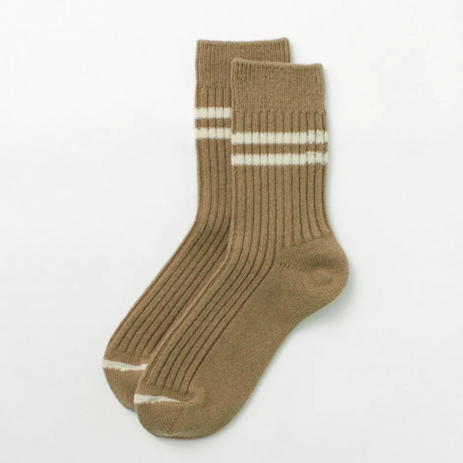 Socks^ROTOTO / Merino Lambs Wool Striped Socks