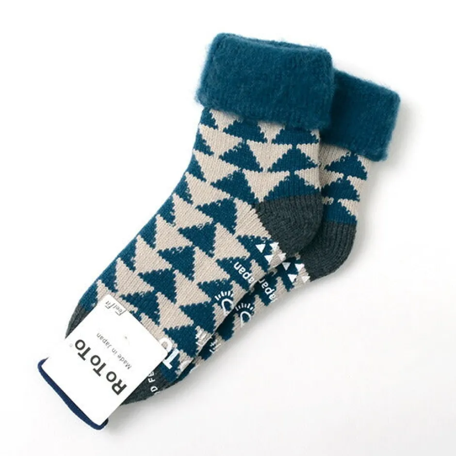 Socks^ROTOTO / R1179 Comfy Room Socks SANKAKU