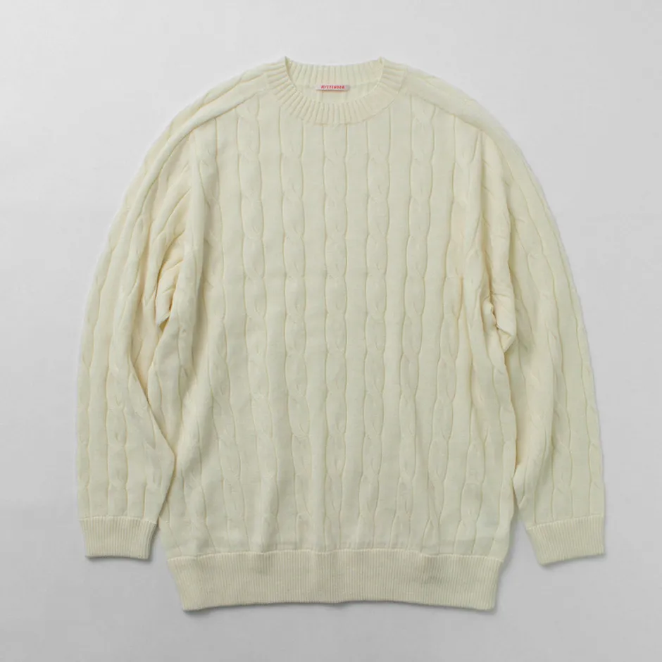 Knits^RYE TENDER / Bleecker Cable Sweater