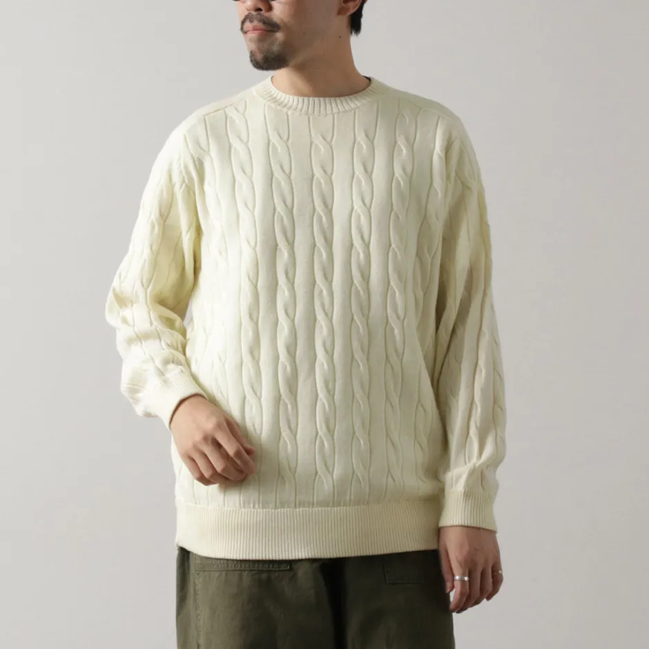 Knits^RYE TENDER / Bleecker Cable Sweater