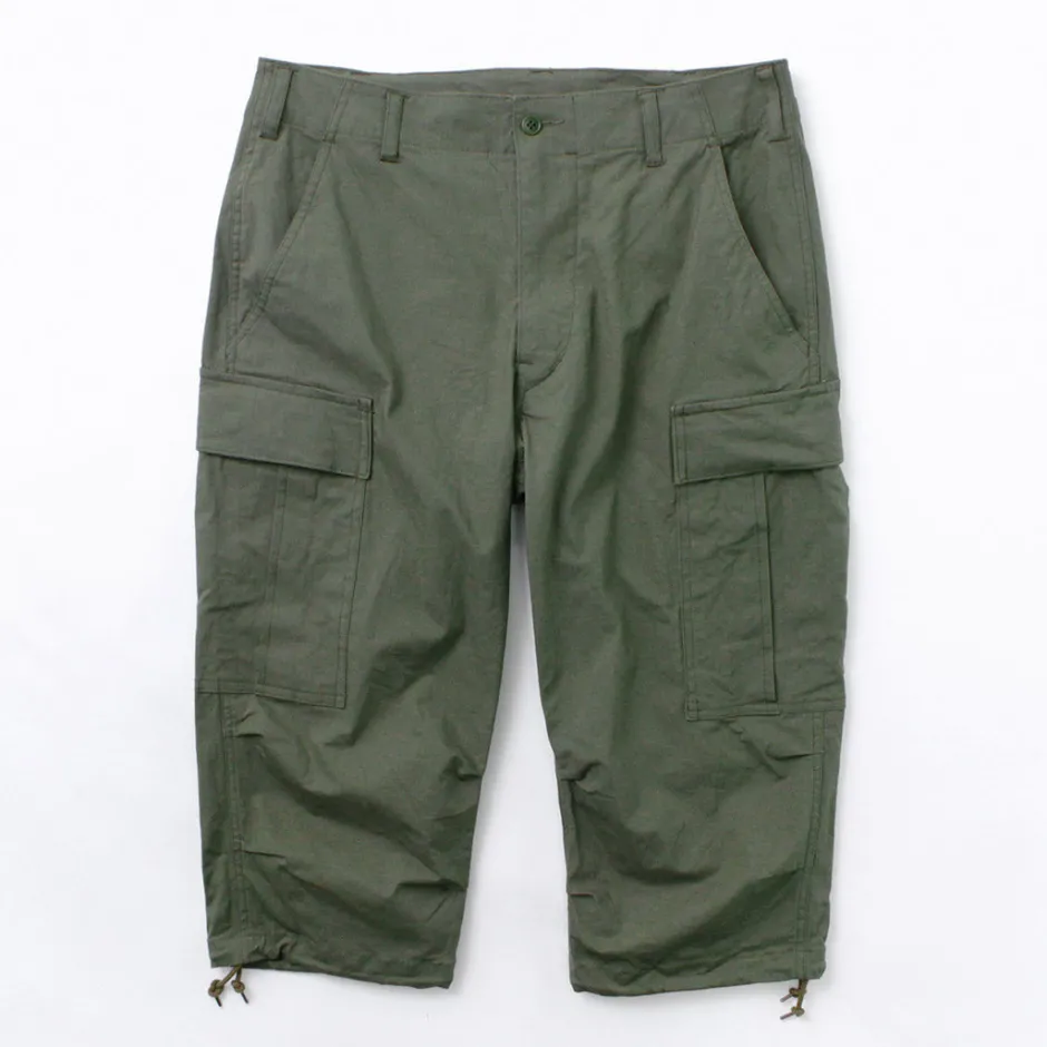 Trousers^SAGE DE CRET / Cropped Cargo Pants olive