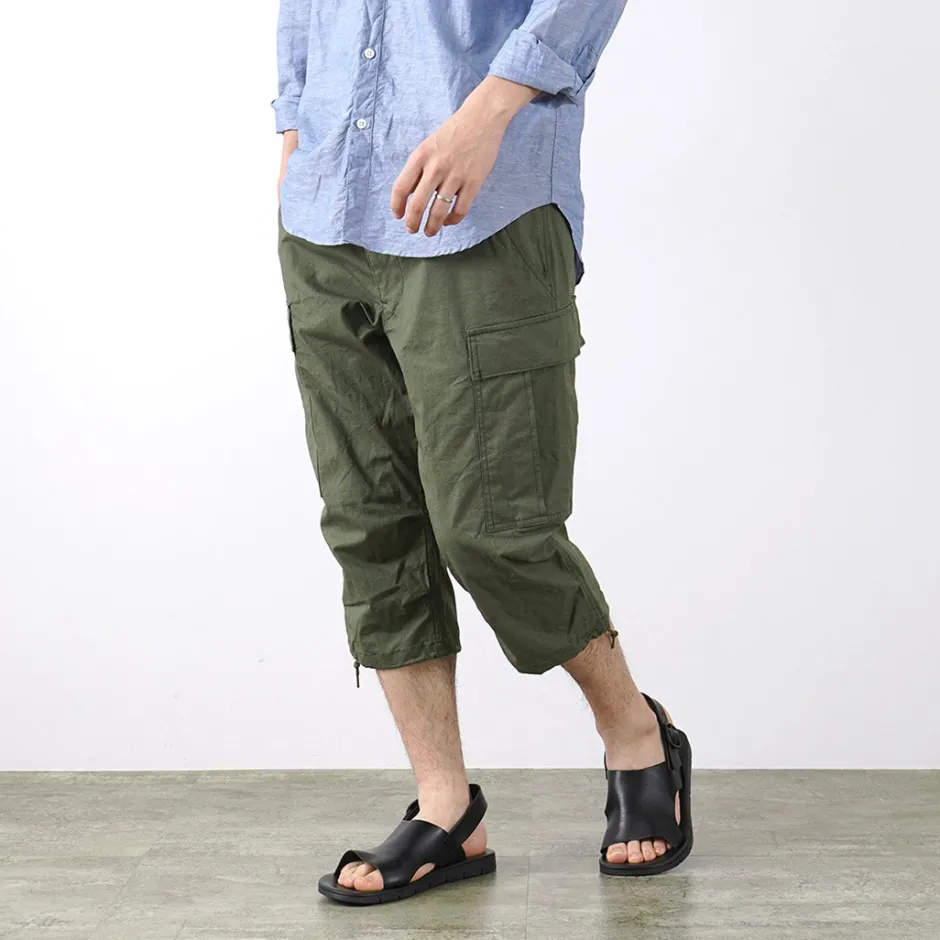 Trousers^SAGE DE CRET / Cropped Cargo Pants olive