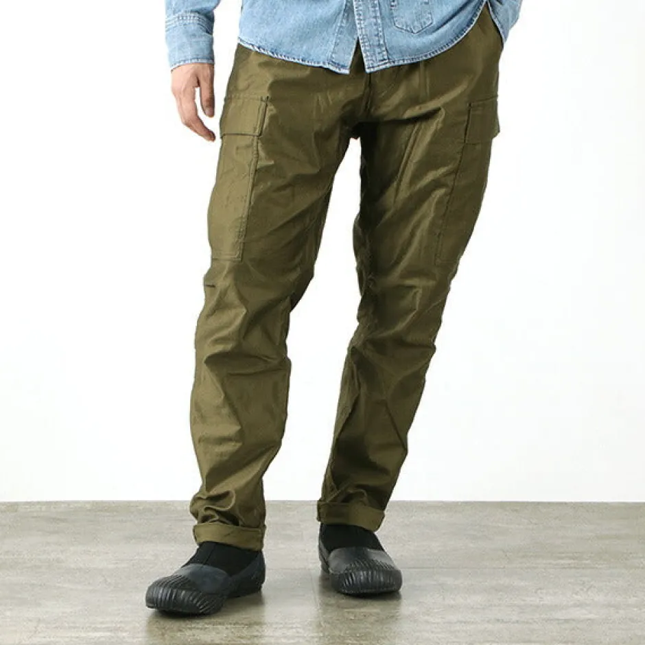 Trousers^SAGE DE CRET / Tapered Cargo Pants/Moleskin olive