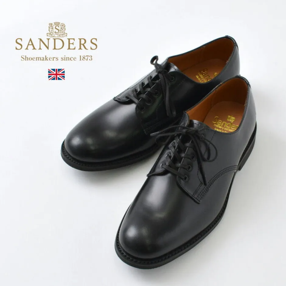 Leather Shoes & Boots^SANDERS / #2246B Military Officer Shoes Japan Limited Model black