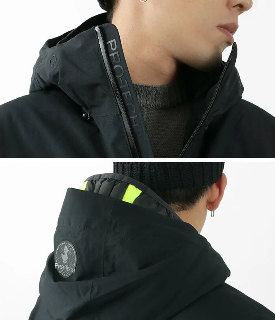 Down Wear^SAVE THE DUCK / ALVARO PRO-TECH Recycled Polyester Synthetic Down Hooded Jacket