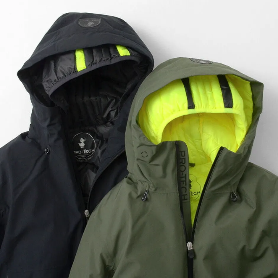 Down Wear^SAVE THE DUCK / ALVARO PRO-TECH Recycled Polyester Synthetic Down Hooded Jacket