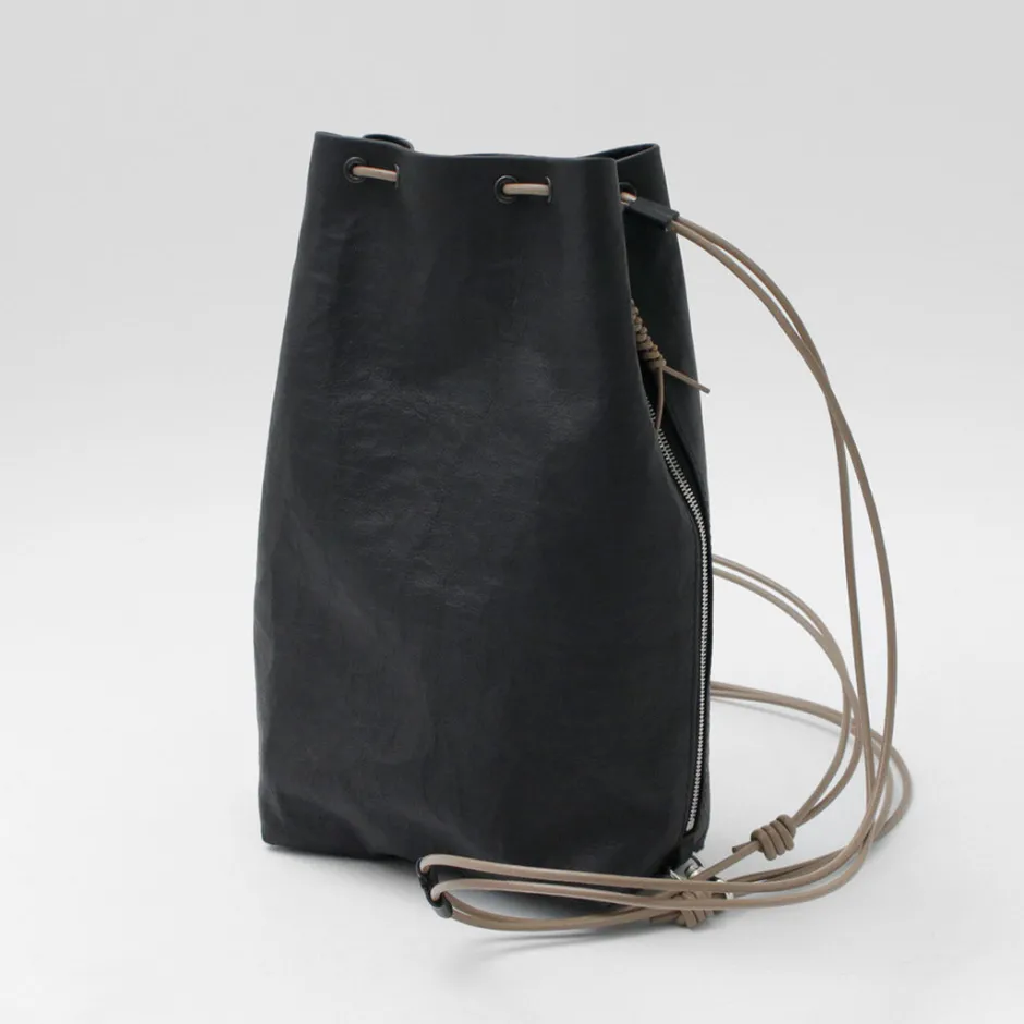 Shoulder Bags^SENTI / Dyneema Leather Drawstring Bag L