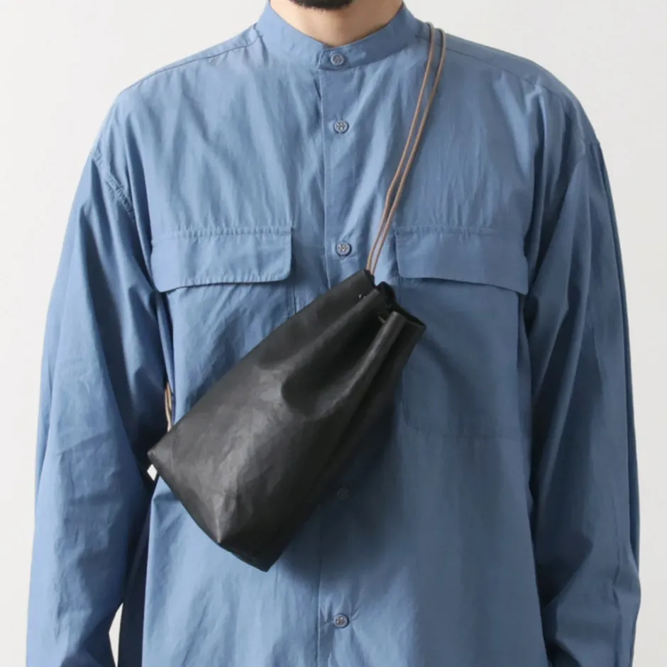 Shoulder Bags^SENTI / Dyneema Leather Drawstring Bag L