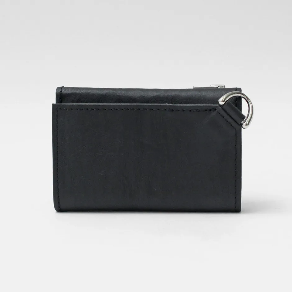 Wallets^SENTI / Dyneema Leather Trifold Slim Wallet black