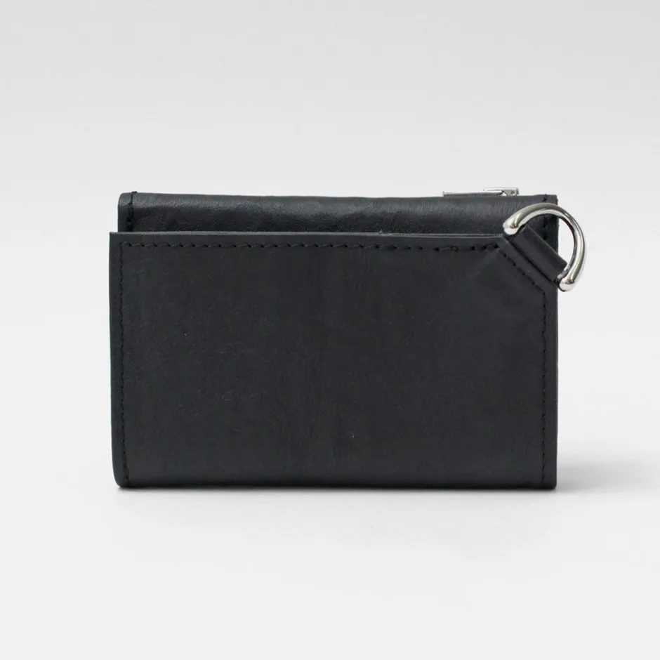 Wallets^SENTI / Dyneema Leather Trifold Slim Wallet black