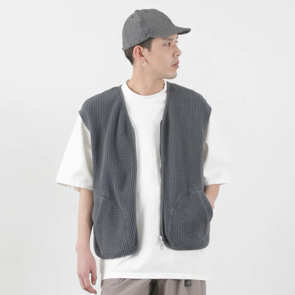 Sweatshirts^SI / Waffle Zip Vest