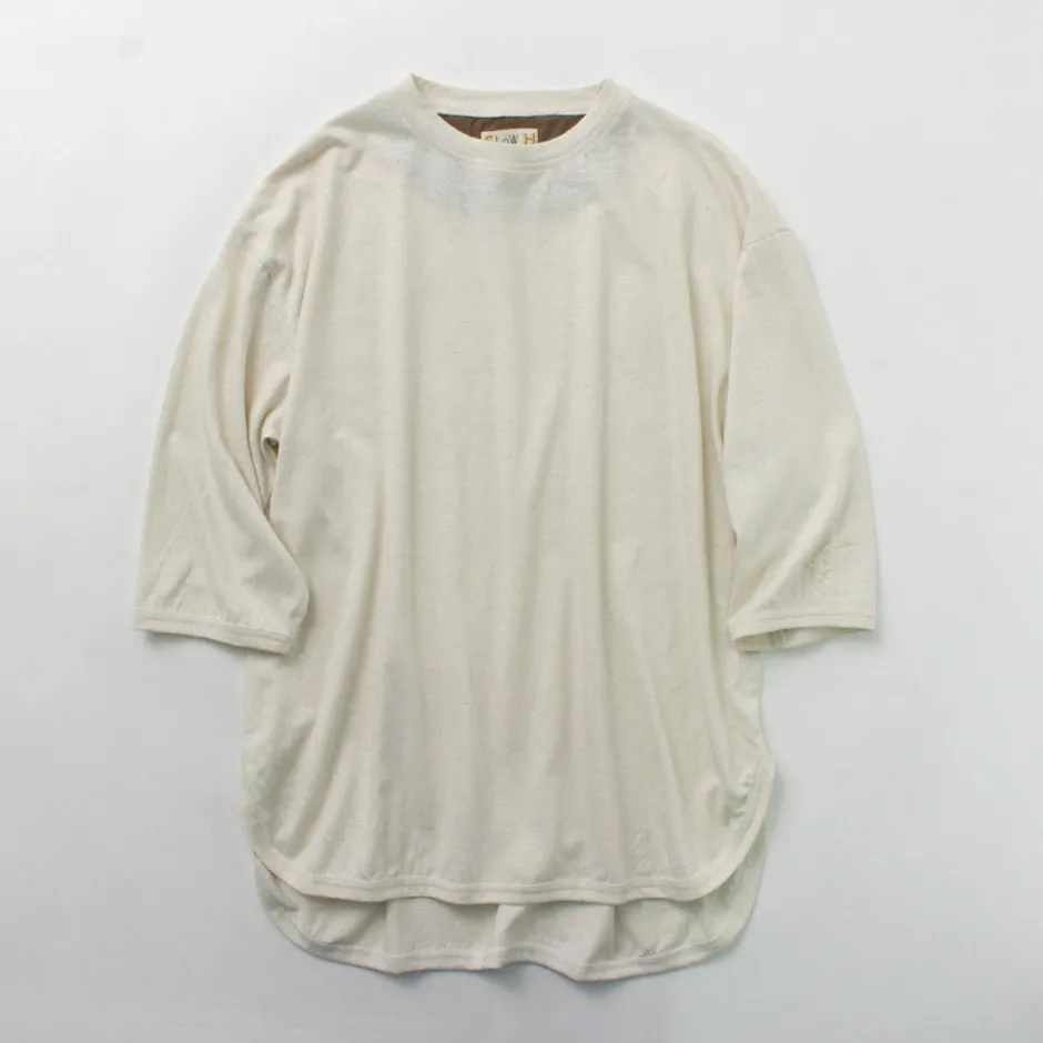 T-Shirts^SLOW HANDS / Hemp Cotton Crew Neck T-Shirt