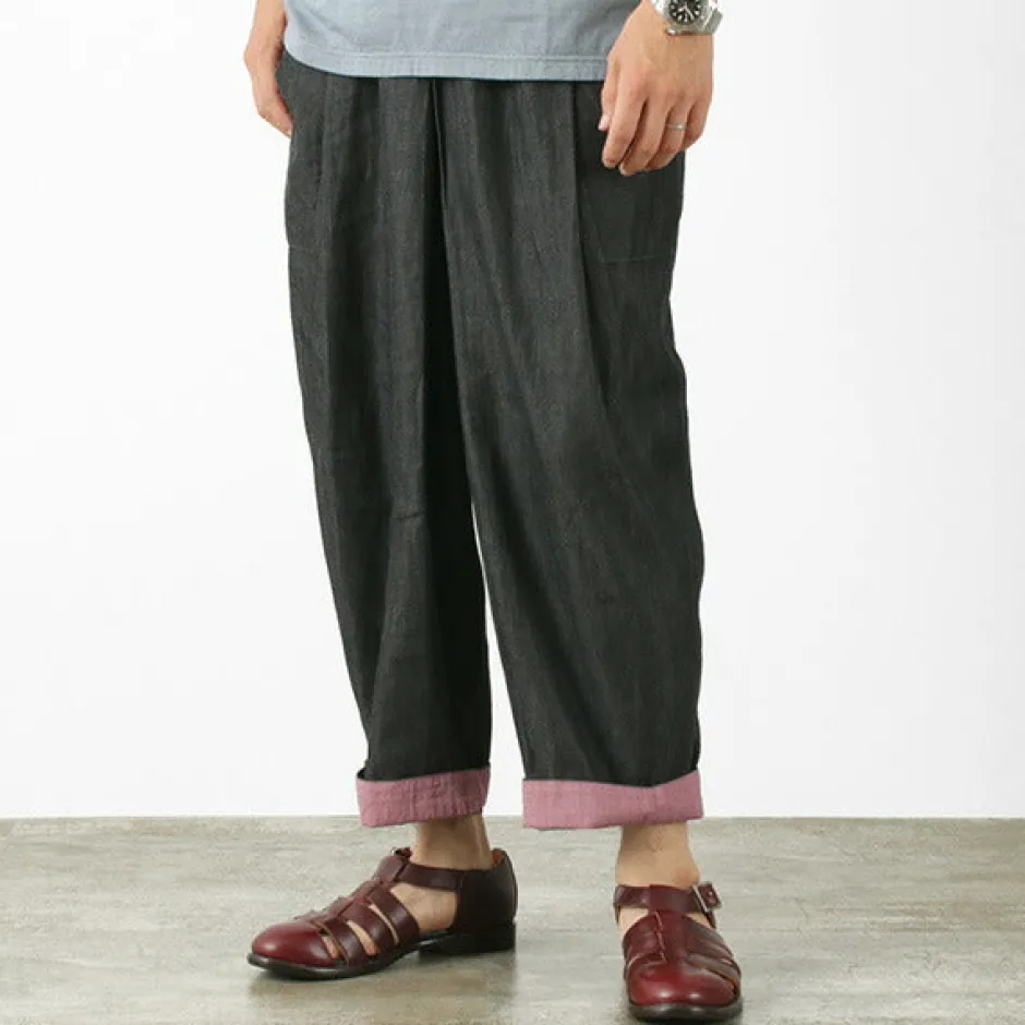 Trousers^SLOW HANDS / Light Denim Beach Pants