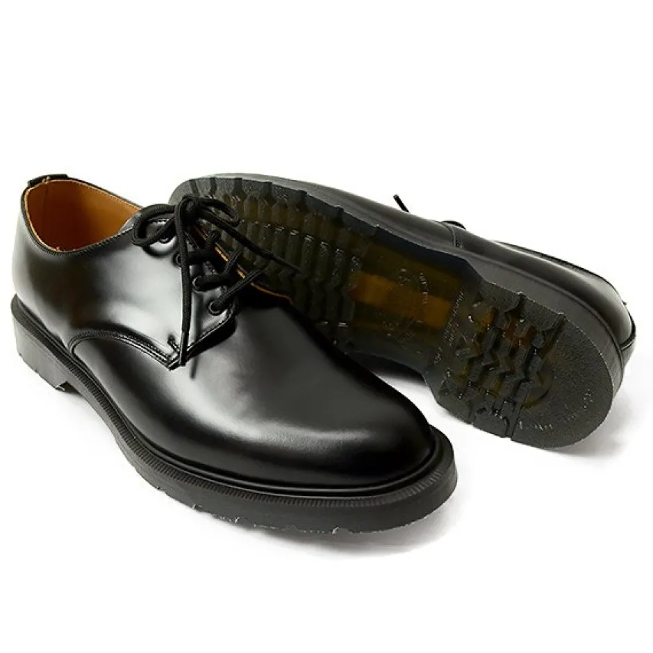 Leather Shoes & Boots^SOLOVAIR / Plain toe 4 eyelet shoes black