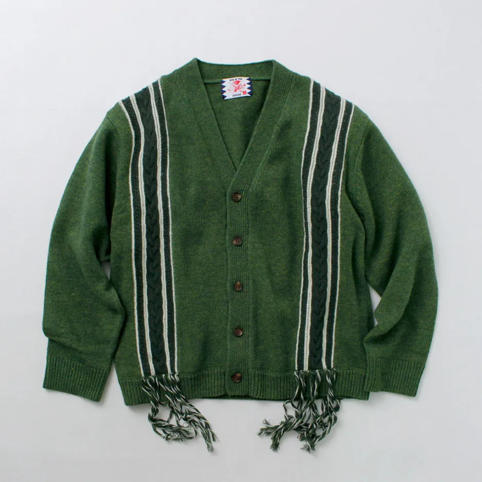 Knits^SON OF THE CHEESE / Fringe Knit Cardigan