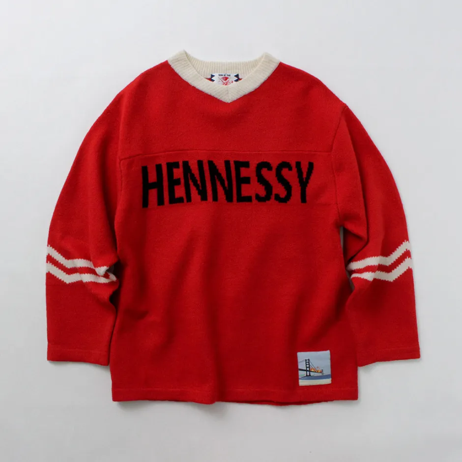 Knits^SON OF THE CHEESE / Hennessy Football Sweater