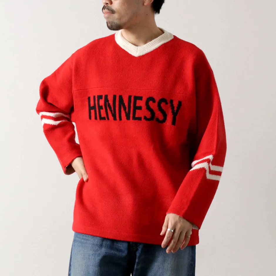 Knits^SON OF THE CHEESE / Hennessy Football Sweater