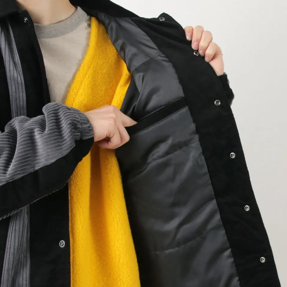 Jackets^SON OF THE CHEESE / Striped Corduroy Jacket black