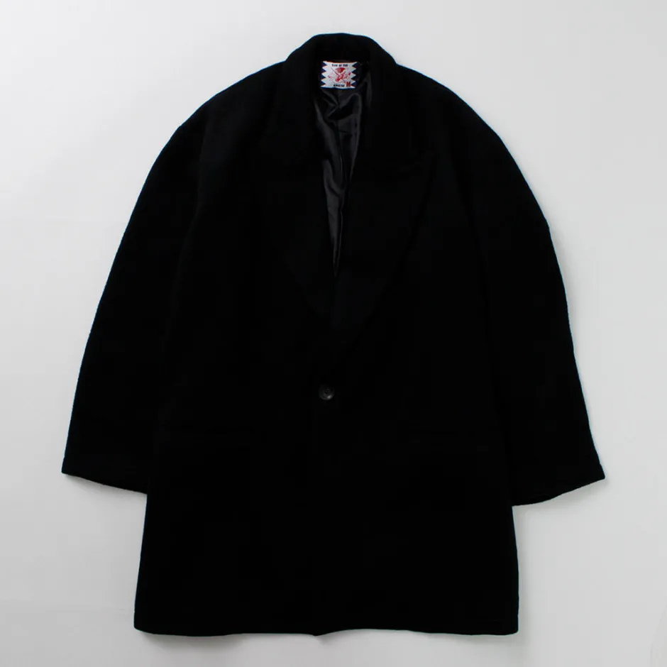 Coats^SON OF THE CHEESE / Wool Overcoat black