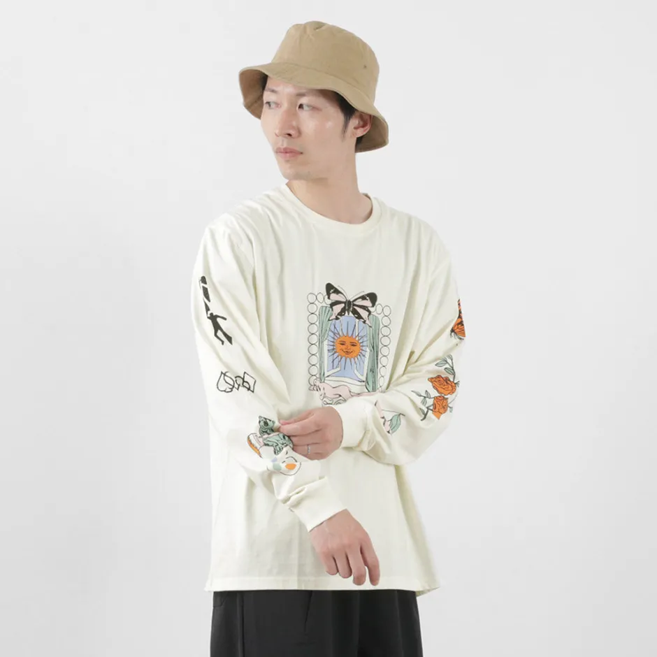 T-Shirts^STAY CREATIVE Co. / Window Long Sleeve T-Shirt beige