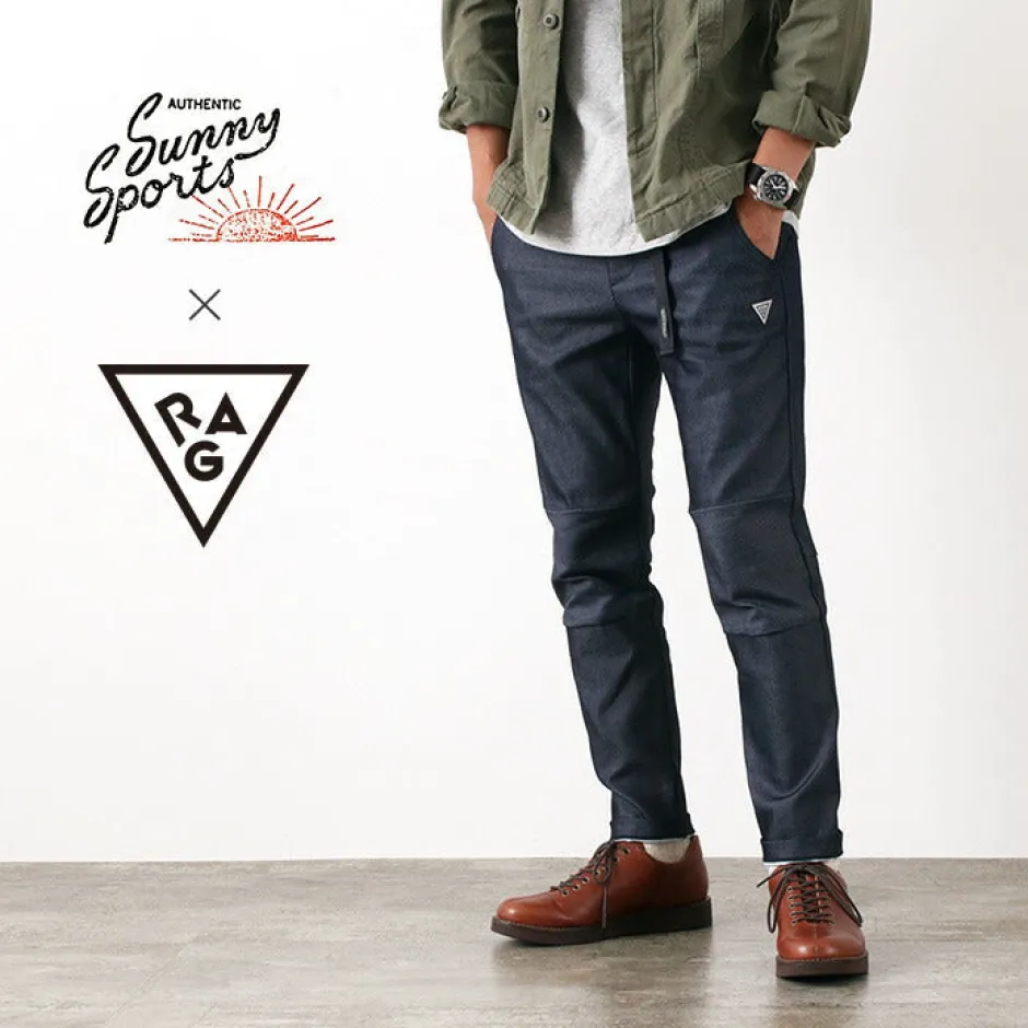 Jeans^SUNNY SPORTS / Trail 3D Pant / 10oz Next Sweat Denim indigo