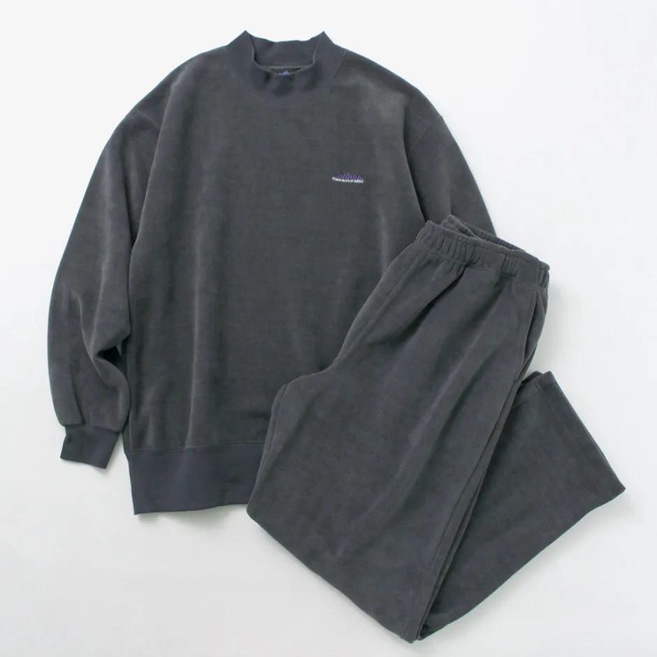 Trousers | Sweatshirts^THOUSAND MILE / Knit Fleece Mock & Long Pants Setup