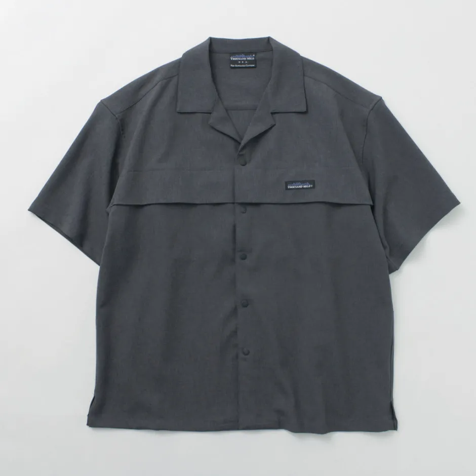 Shirts^THOUSAND MILE / Short Sleeve Open Collar Shirt