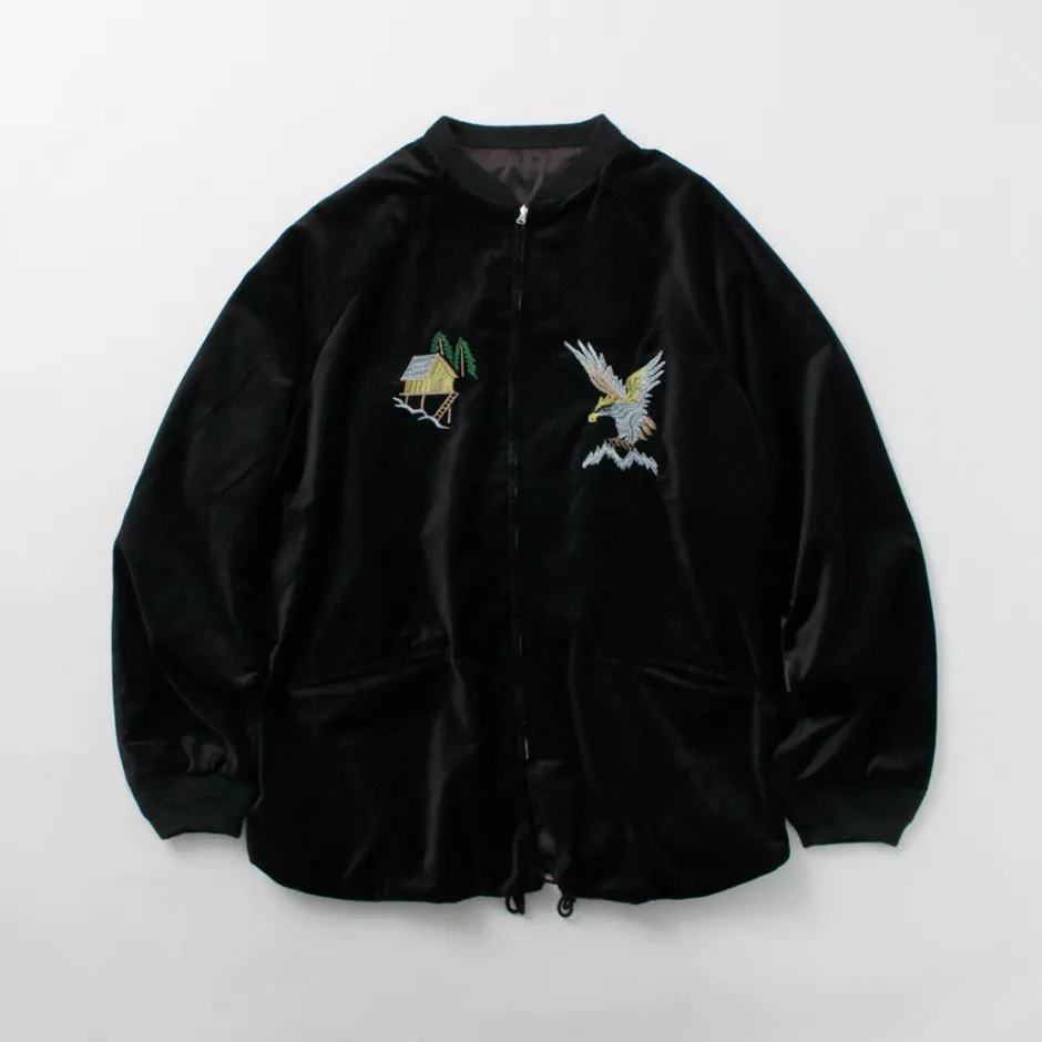 Jackets^THRIFTY LOOK / Reversible Souvenir Alaska Jacket black