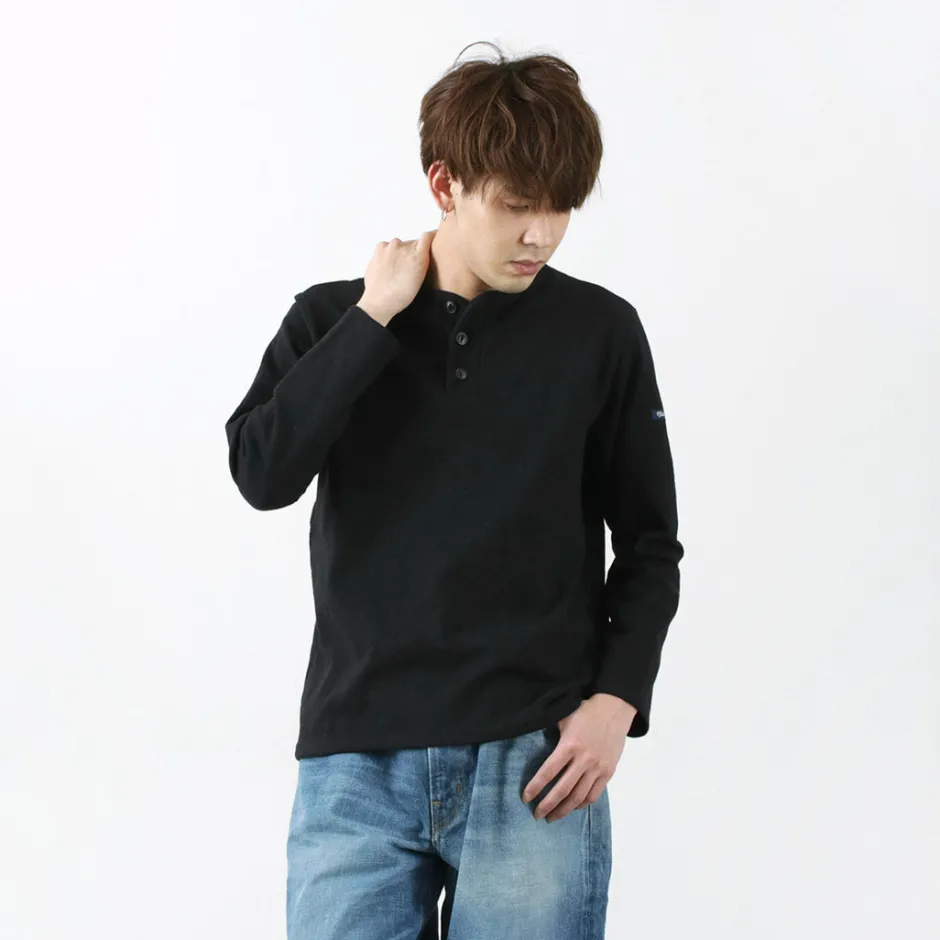 T-Shirts^TIEASY / HDCS Henry neck long sleeve T-shirt