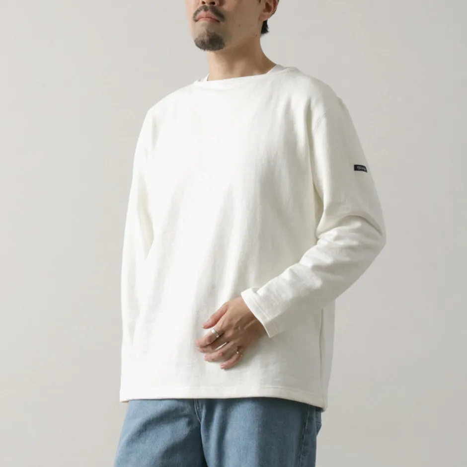 Sweatshirts^TIEASY / HDCS Sweatshirt Boat Neck Basque Shirt